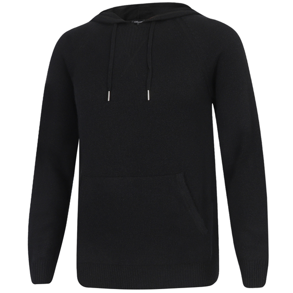 Mens Cashmere Pullover Hoodie